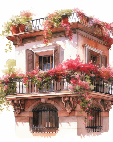 Watercolour Course - 4 weeks Tuesday Live online Zoom 7.00 - 8.00 pm (GMT)